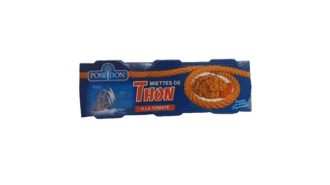 POSEIDON Thon Tomate Triplette 65g 3 pieces