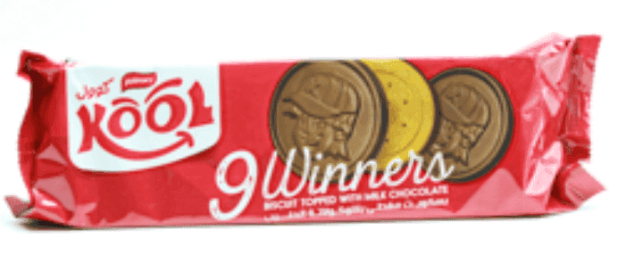 KOOL Biscuit 9 Winners Chocolat