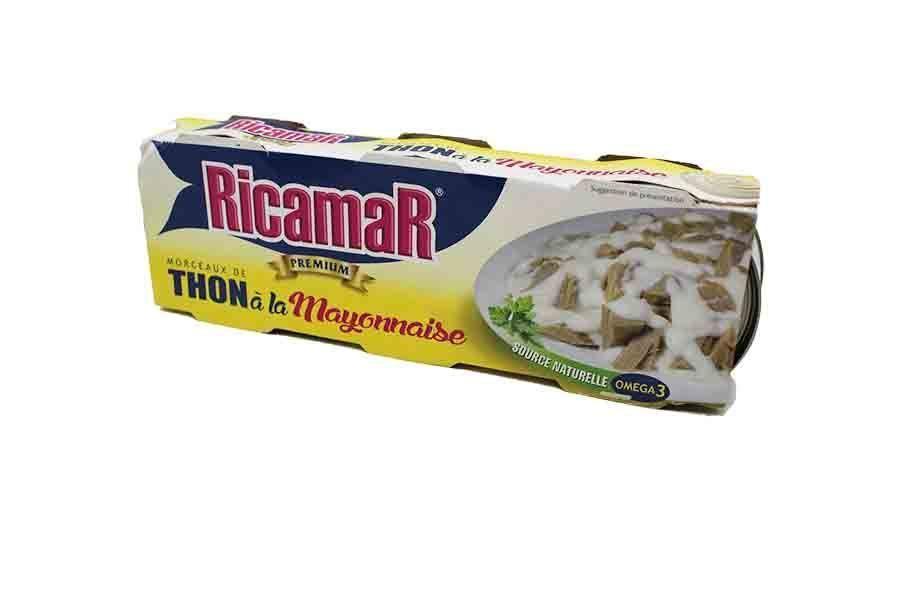 RICAMAR Thon Entier Mayonnaise 3 pieces 70g