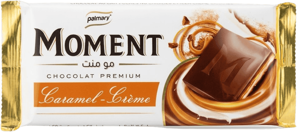 MOMENT Chocolat Caramel-crème 100g