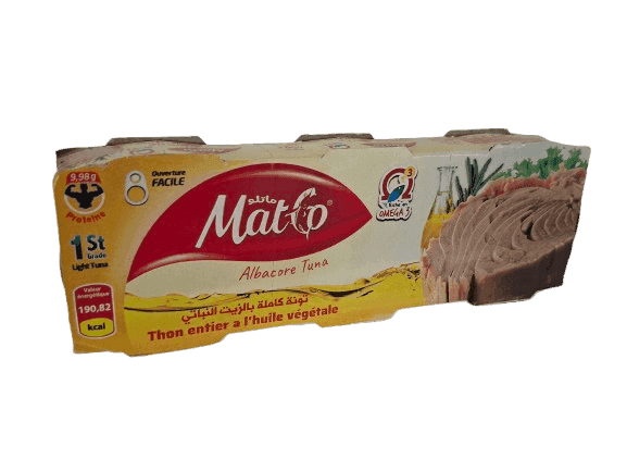MATLO thon à l’huile 65g 3pcs