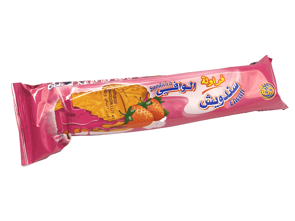 EL WAFI Sandwiche Fraise 80g