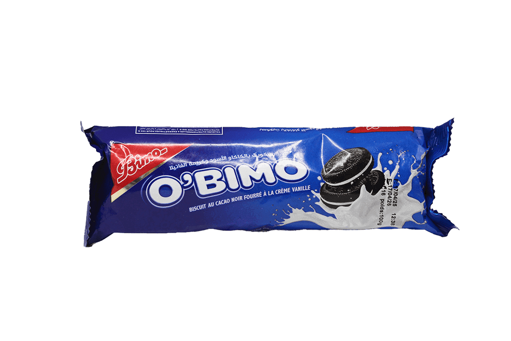 OBIMO BISC CACAO VANILLE 100G