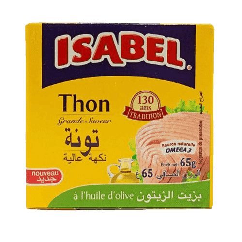 ISABEL thon à l'huile d'olive 65g