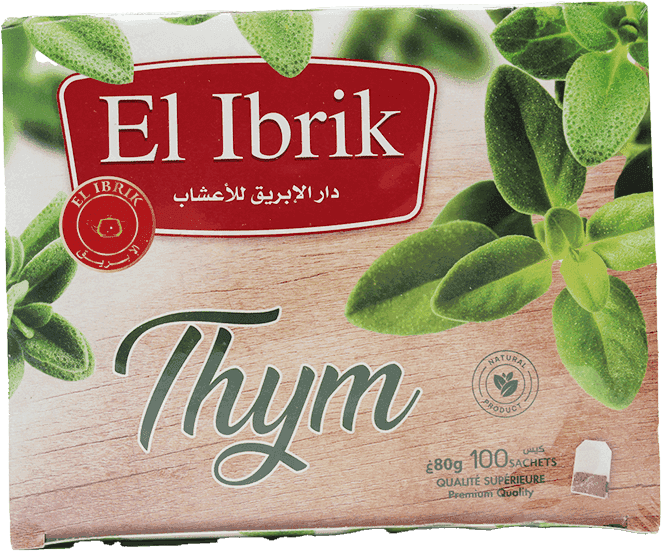 DAR EL IBRIK Thym 100 Sachets