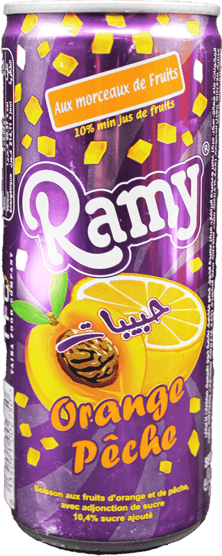 RAMY boisson canette orange pêche 24cl