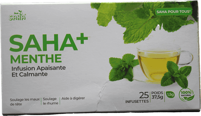 SAHA+ menthe 25 infusions
