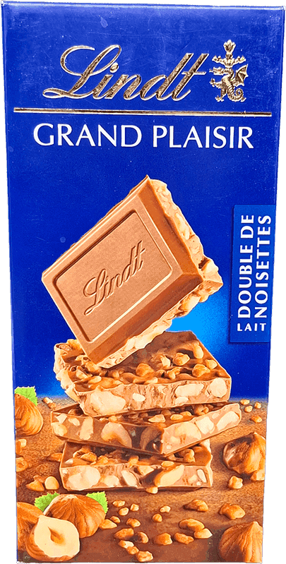 LINDT grand plaisir double noisettes