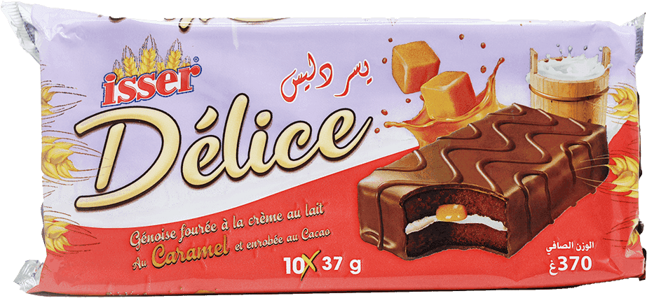 ISSER Genoise Delice Cacao Caramel 370g