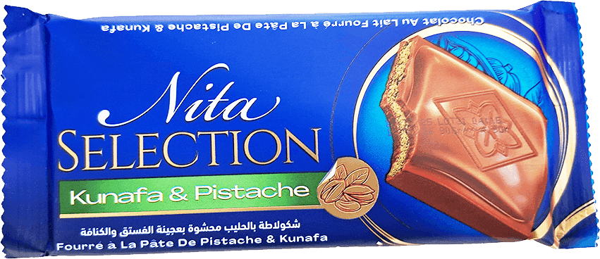 NITA selection kunafa pistache choco