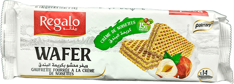 REGALO gaufre fourree noisette 70g