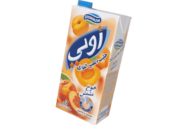 OLE Jus Au Lait Peche Abricot 1L