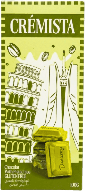CREMISTA CHOCO CRM PISTACH100G