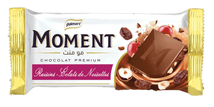 MOMENT Tablette Noisette et Raisin Sec 100 g