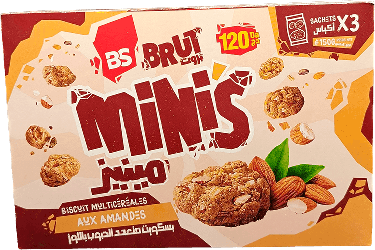 BRUT mini s amande 150g