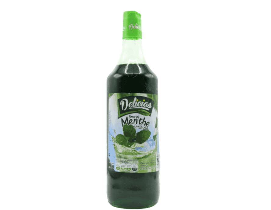 DELICIAS sirop menthe 1L