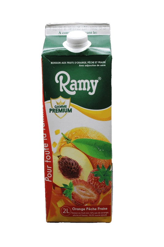 RAMY boisson orange pêche fraise 2L