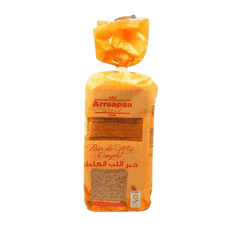 ARRUAPAN pain de mie complet 450g