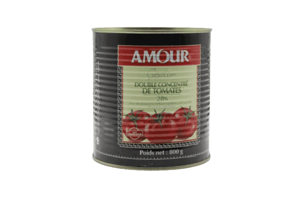 AMOUR Tomate Double Concentre 800g