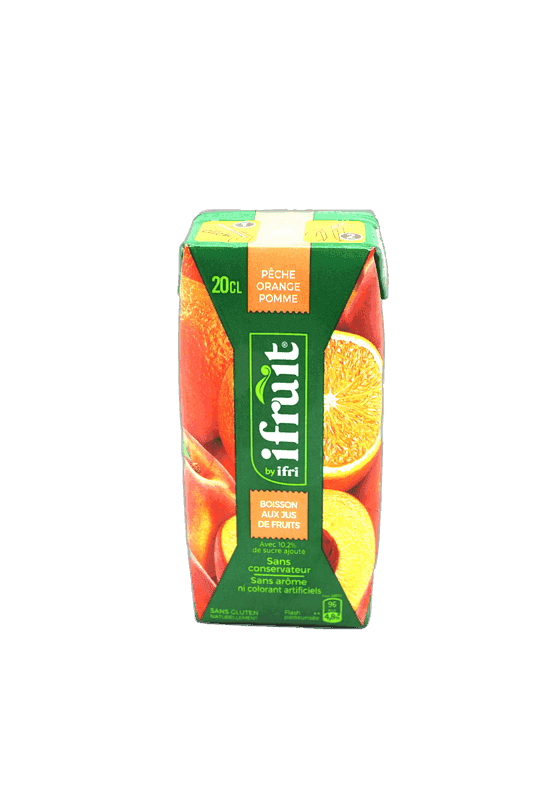 IFRUIT boisson pomme pêche orange 20cl