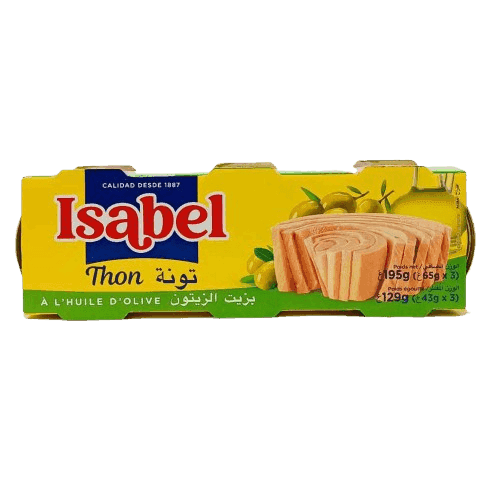 ISABELThon a Huile D'olive Entier 65g 3pcs