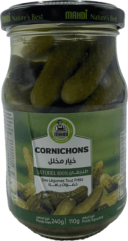 MAHDI cornichons bocal 240g