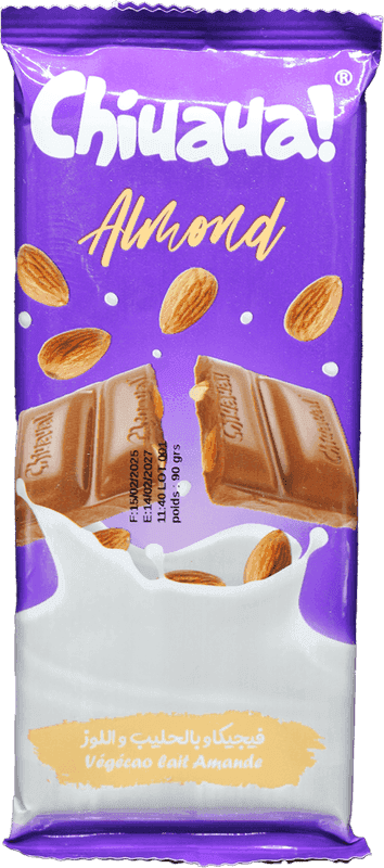 CHIUAUA tablette vegecao lait amande 90g