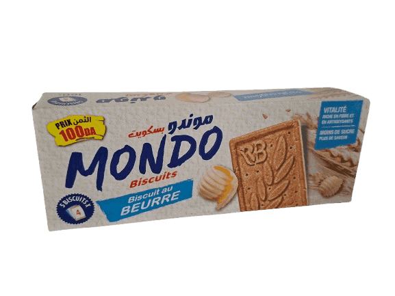 MONDO biscuit beurre 160g