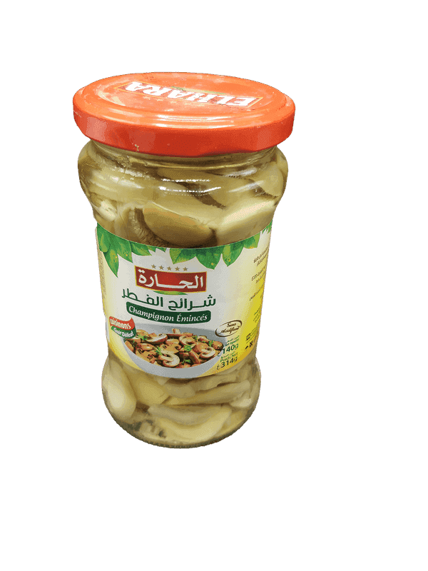EL HARA champignons émincés bocal 314 g