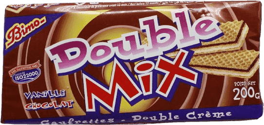 BIMO gaufrette double mix vanille chocolat 200g