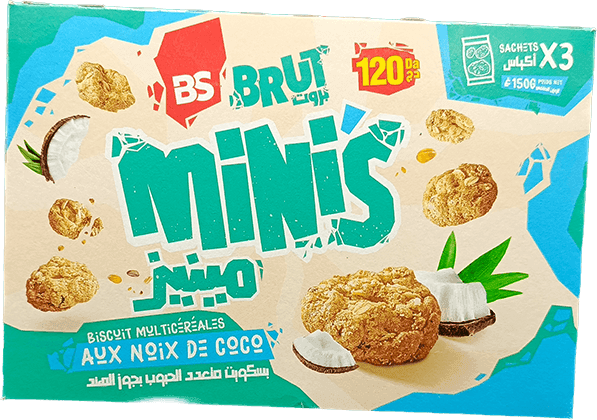 BRUT mini s noix de coco 150g