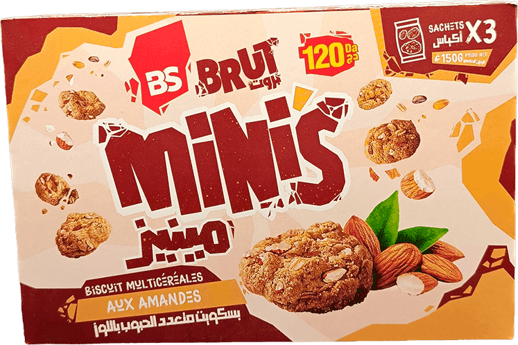 BRUT MINI S AMANDE 150G