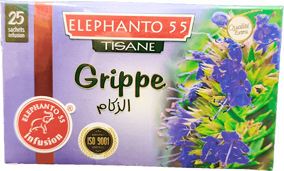 ELEPHANTO tisane grippe 25 infusions
