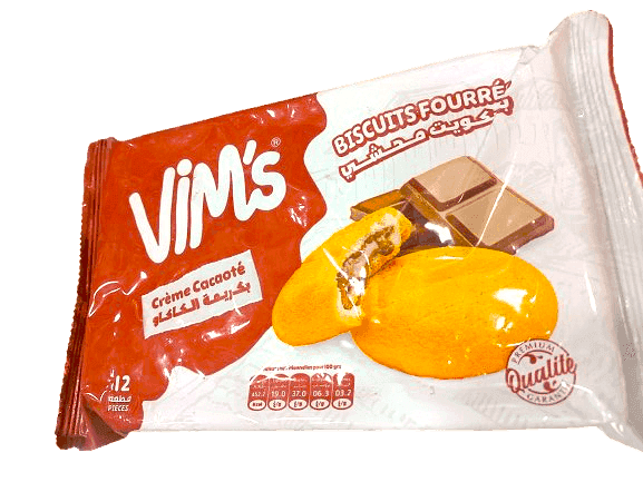 VIM'S biscuits Fourré À la crème de cacao 160g