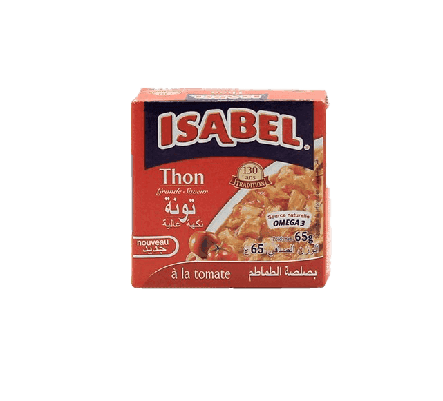 ISABEL Thon Tomate Entier 65g