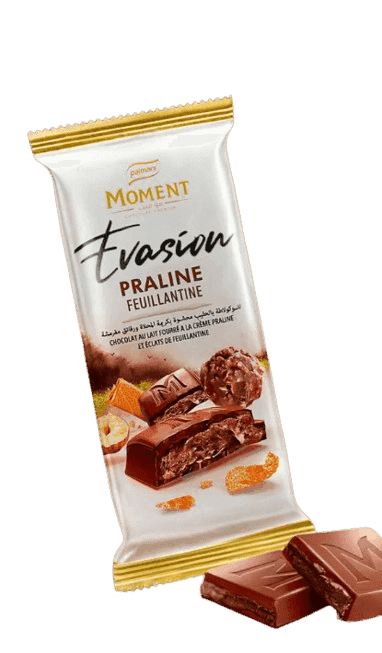 MOMENT Evasion chocolat Praline feuillantine 90g
