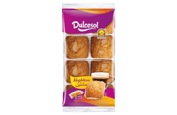 DULCESOL Madeleine Nature 8 pcs