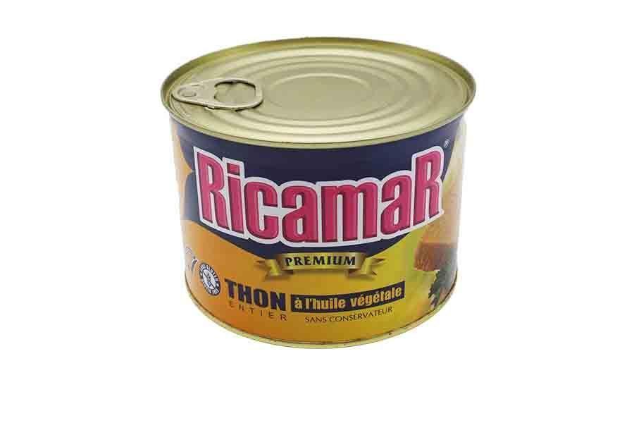 RICAMAR Thon Entier à Huile 1730 g