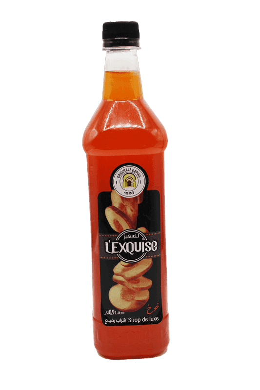 LEXQUISE sirop pêche 90cL