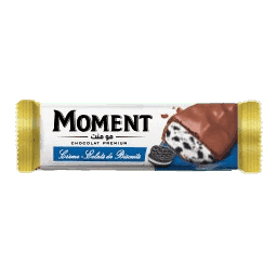 MOMENT Barre Chocolat au Lait Éclats Biscuit 100 g