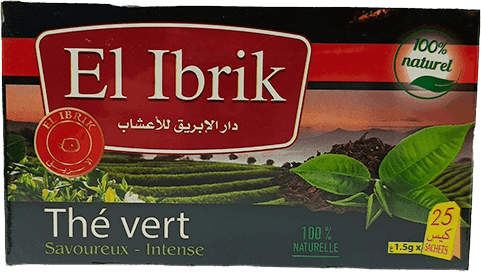 DAR EL IBRIK thé vert 40 infusions