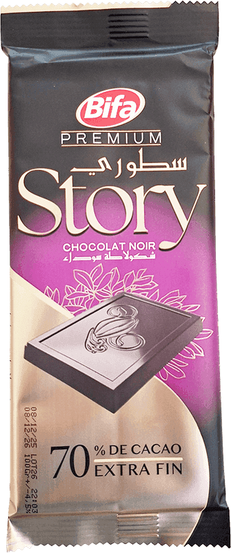 BIFA story choco noir 70% 100g