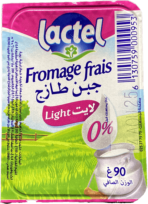 LACTEL fromage frais light 90g