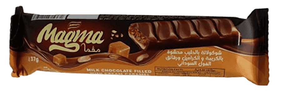 MAGMA Barre Crème Caramel Éclats Arachide